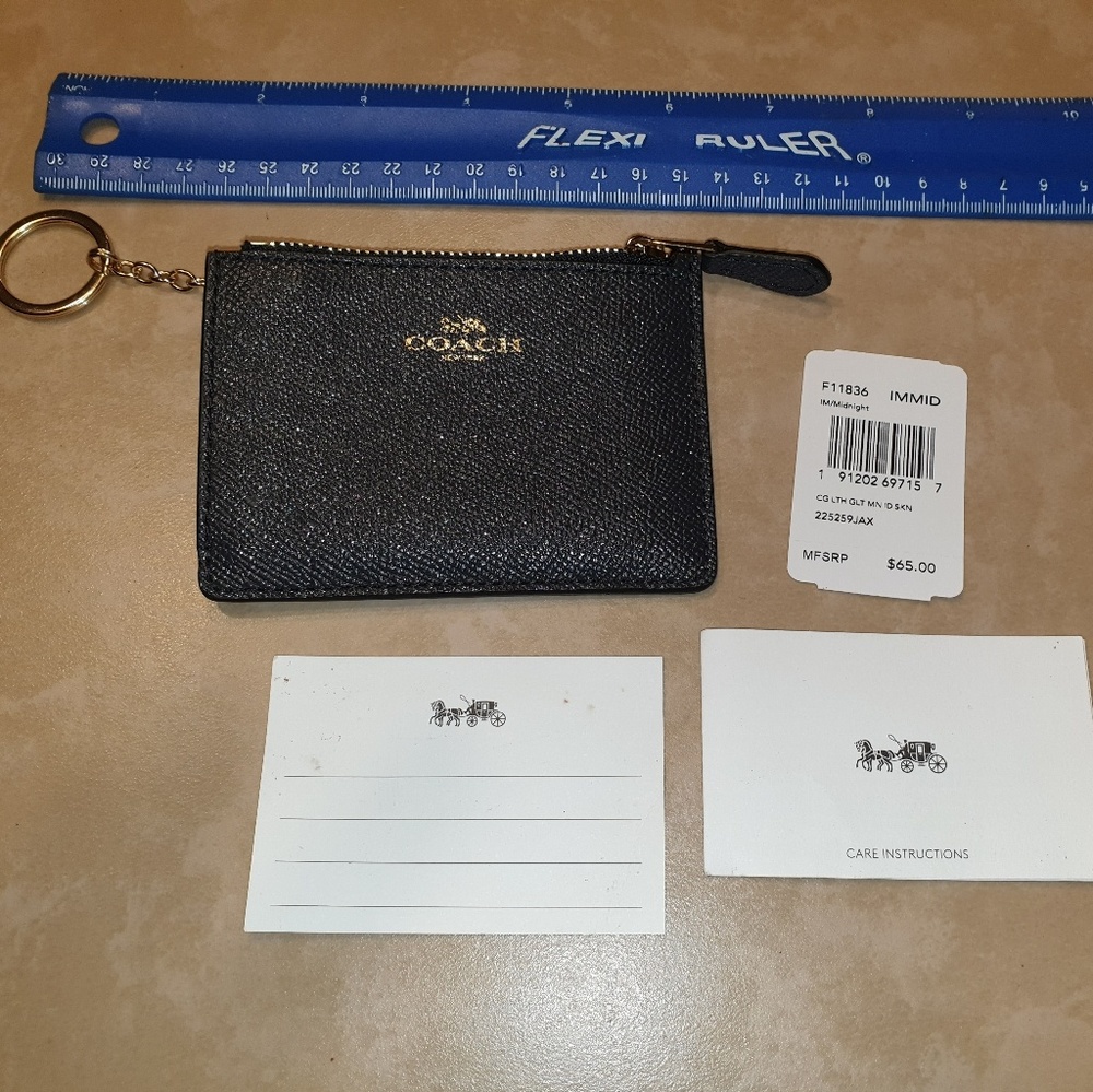 Coach Keychain Card Wallet I.D. holder